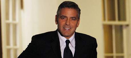 George Clooney v Bílém dom
